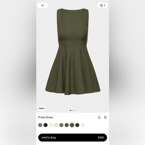 Babaton Proxy Dress | Aritzia | Chic Modern Midi